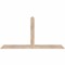Ekena Millwork Portland Smooth Timber Gable Bracket, Douglas Fir, 60"W x 30"H x 1 1/2"D x 3 1/2"F, 12/12 Pitch GBW060X30X0204POR00SDF - alternate 1